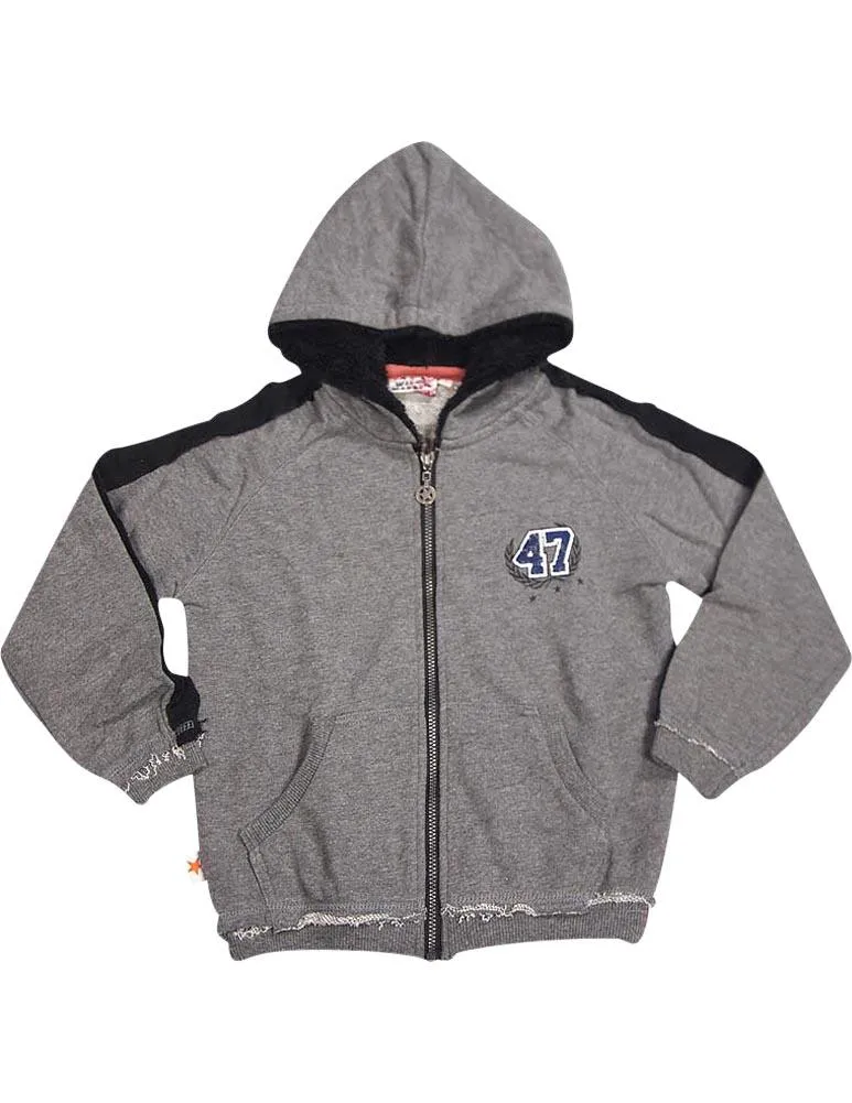 Wild Mango Toddler and Boys Sizes 2T - 8 Fashion Hoodie Zip-Up Sweatshirt Jacket, 32048