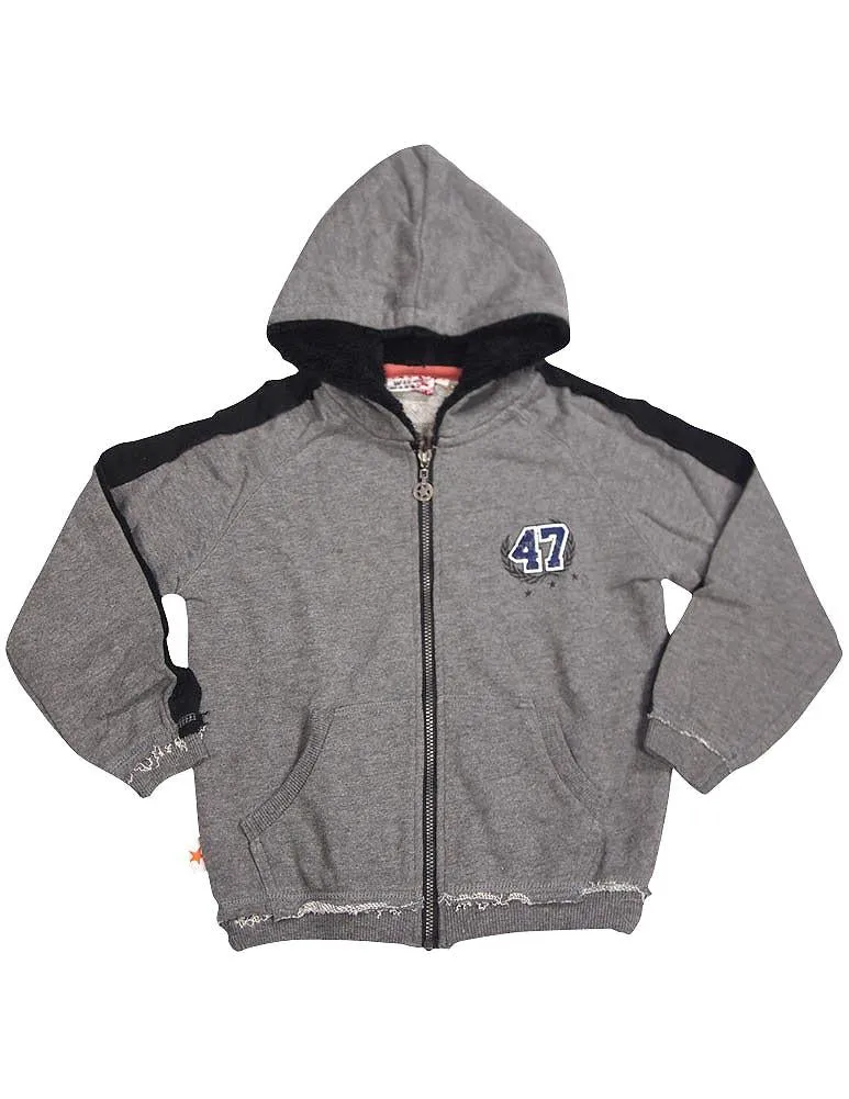Wild Mango Toddler and Boys Sizes 2T - 8 Fashion Hoodie Zip-Up Sweatshirt Jacket, 32048